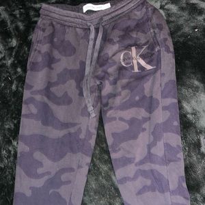 Calvin Klein camouflage sweatpants